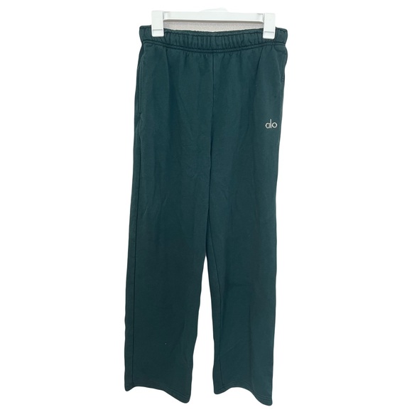 ALO Yoga Accolade Straight Leg Sweatpant Dark Green Sweatpants XS